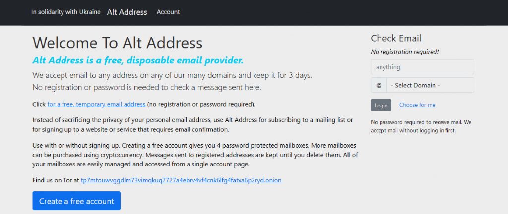 ALT Address
