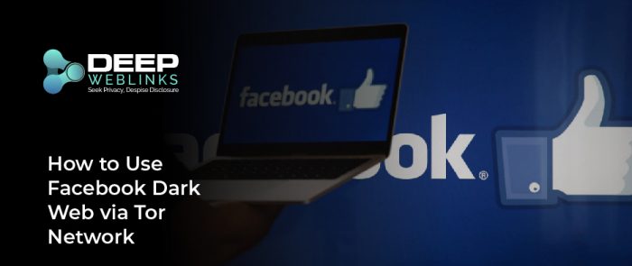 how to use facebook dark web